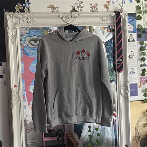 grey gucci hoodie womens|Gucci hoodie original price.